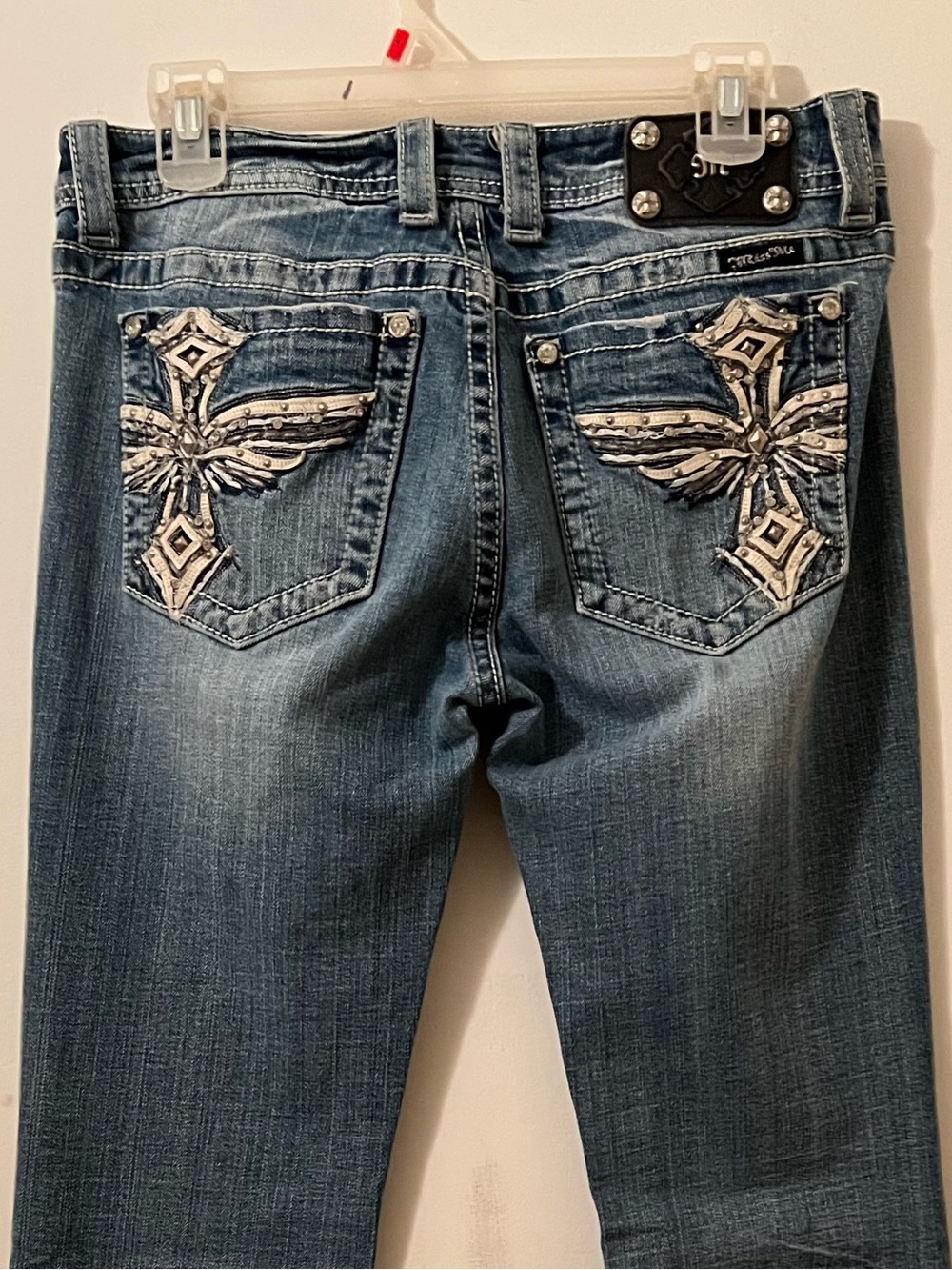 Miss Me Light Blue Embellished Bootcut Jeans